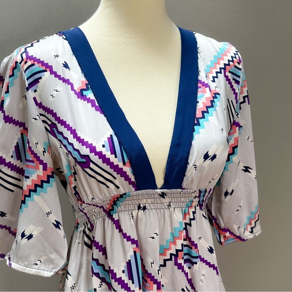 YUMI KIM soft purple V-neck dress, S. - Picture 2 of 6